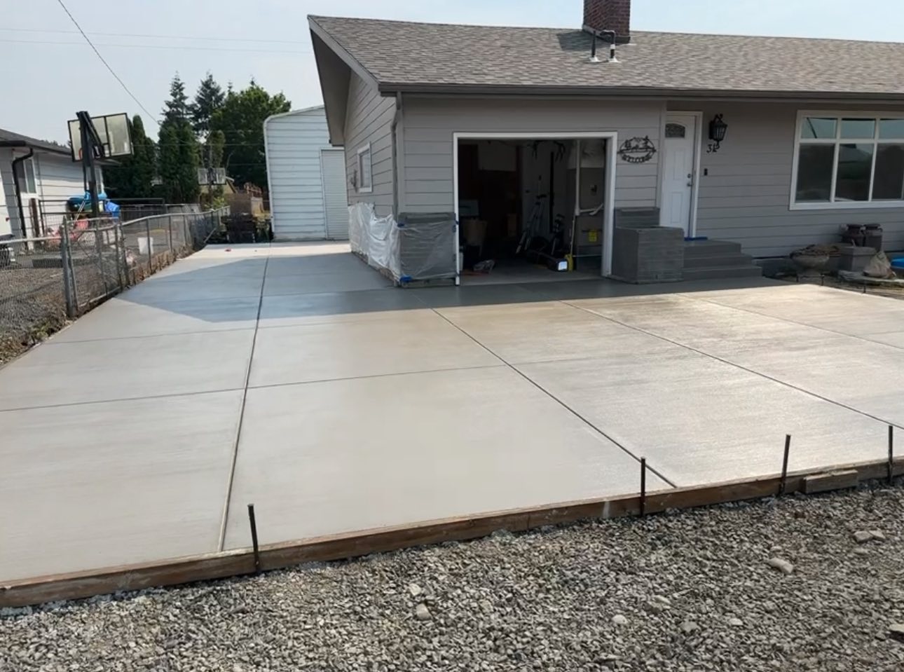 Full Driveway Pour
