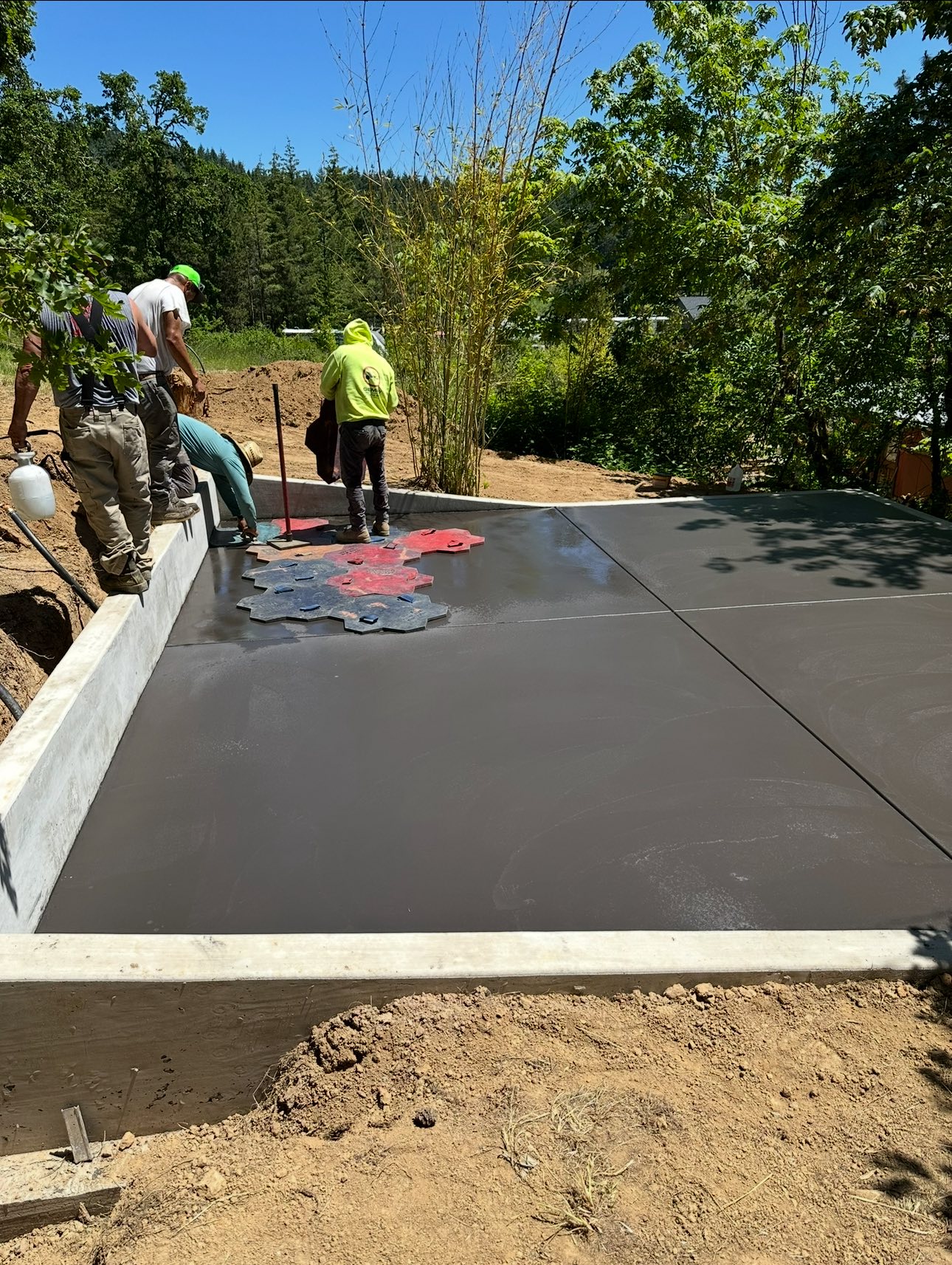 Foundation Pad Pour