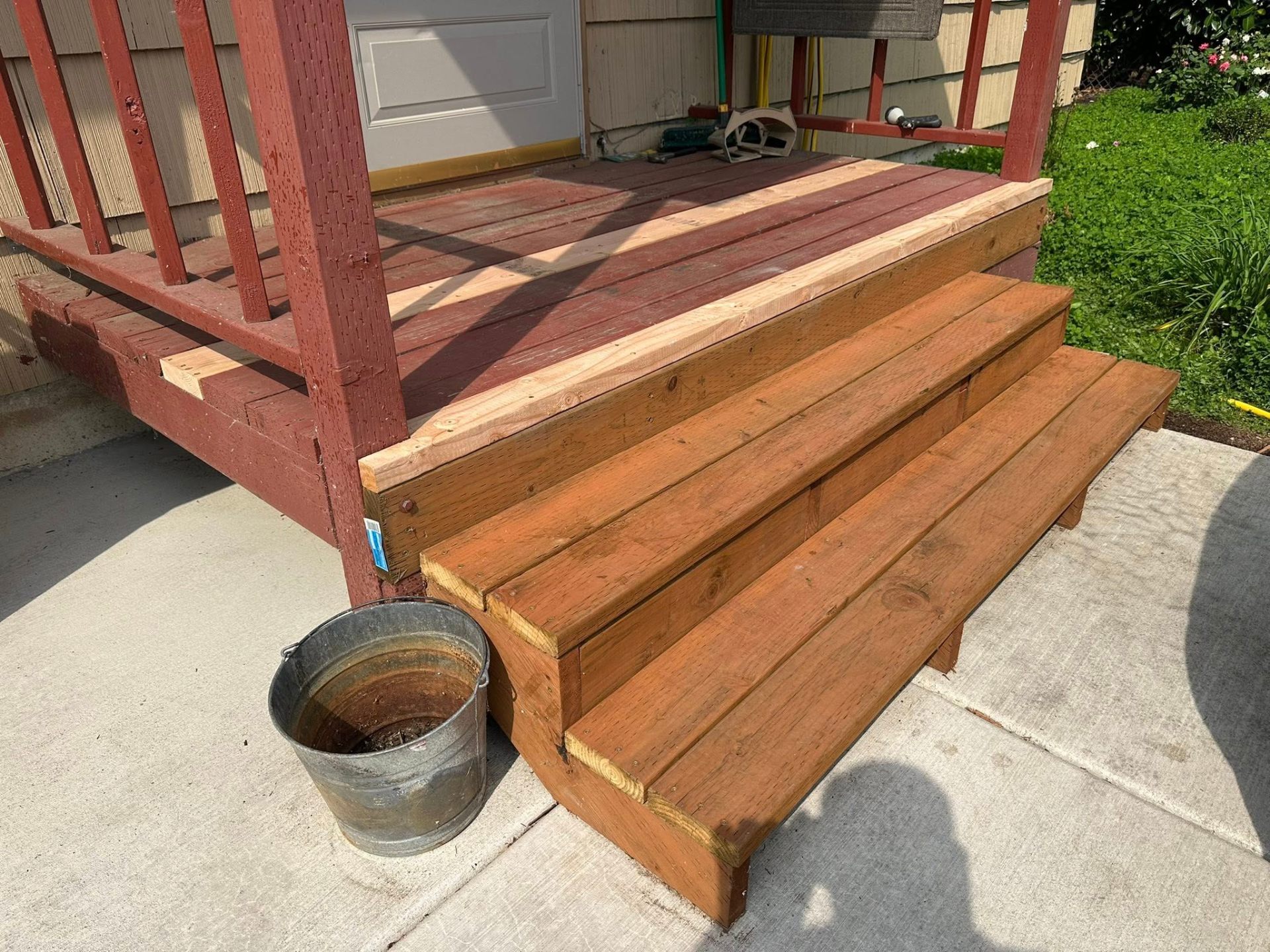 Rebuilt Porch Steps