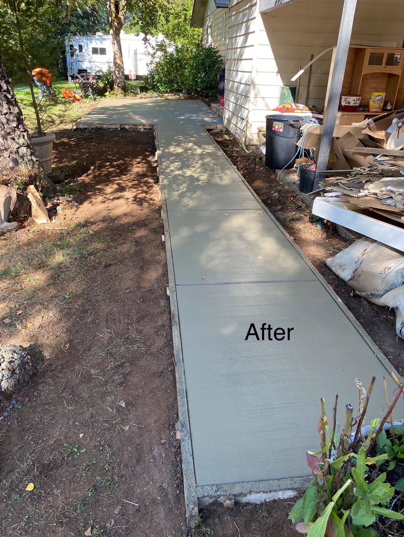 Side Yard Walkway — After
